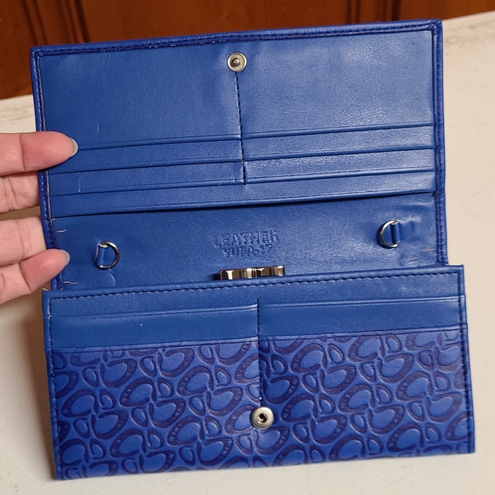 Blue wallet - Picture 3 of 4